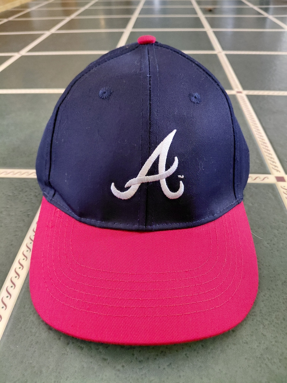 MLB Navy and Red Atlanta A Baseball Cap